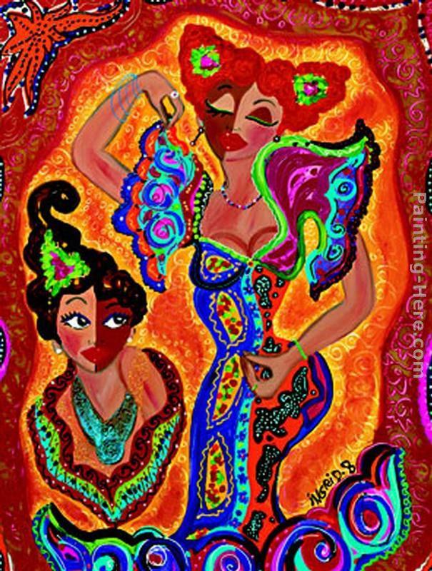 Flamenco Dancer Canvas Paintings page 8